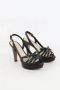 Prada Vintage Pre-owned Leather sandals Black Dames - Thumbnail 3
