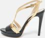 Prada Vintage Pre-owned Leather sandals Black Dames - Thumbnail 2