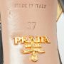 Prada Vintage Pre-owned Leather sandals Black Dames - Thumbnail 8