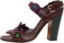 Prada Vintage Pre-owned Leather sandals Brown Dames - Thumbnail 3