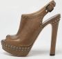 Prada Vintage Pre-owned Leather sandals Brown Dames - Thumbnail 2