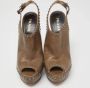 Prada Vintage Pre-owned Leather sandals Brown Dames - Thumbnail 3