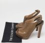 Prada Vintage Pre-owned Leather sandals Brown Dames - Thumbnail 9