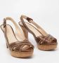 Prada Vintage Pre-owned Leather sandals Brown Dames - Thumbnail 5