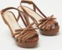 Prada Vintage Pre-owned Leather sandals Brown Dames - Thumbnail 4