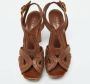 Prada Vintage Pre-owned Leather sandals Brown Dames - Thumbnail 3