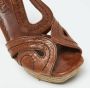 Prada Vintage Pre-owned Leather sandals Brown Dames - Thumbnail 7