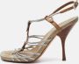 Prada Vintage Pre-owned Leather sandals Gray Dames - Thumbnail 2