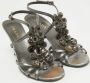 Prada Vintage Pre-owned Leather sandals Gray Dames - Thumbnail 5