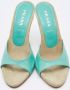 Prada Vintage Pre-owned Leather sandals Green Dames - Thumbnail 3
