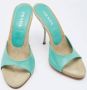 Prada Vintage Pre-owned Leather sandals Green Dames - Thumbnail 4