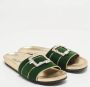 Prada Vintage Pre-owned Leather sandals Green Dames - Thumbnail 4