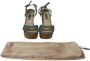 Prada Vintage Pre-owned Leather sandals Green Dames - Thumbnail 8