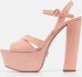 Prada Vintage Pre-owned Leather sandals Pink Dames - Thumbnail 2