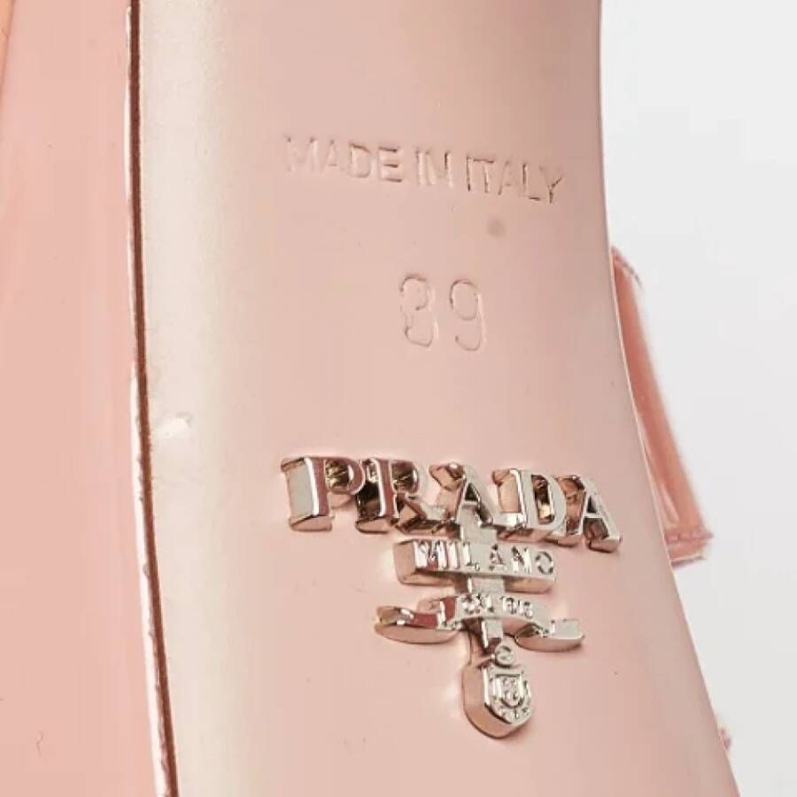 Prada Vintage Pre-owned Leather sandals Pink Dames