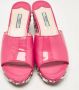 Prada Vintage Pre-owned Leather sandals Pink Dames - Thumbnail 2