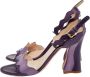 Prada Vintage Pre-owned Leather sandals Purple Dames - Thumbnail 3