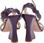 Prada Vintage Pre-owned Leather sandals Purple Dames - Thumbnail 4