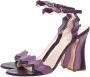 Prada Vintage Pre-owned Leather sandals Purple Dames - Thumbnail 3