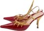 Prada Vintage Pre-owned Leather sandals Red Dames - Thumbnail 3