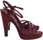 Prada Vintage Pre-owned Leather sandals Red Dames - Thumbnail 2