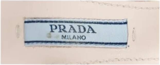Prada Vintage Pre-owned Leather sandals Red Dames