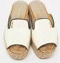 Prada Vintage Pre-owned Leather sandals White Dames - Thumbnail 3