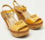 Prada Vintage Pre-owned Leather sandals Yellow Dames - Thumbnail 4