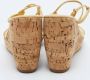 Prada Vintage Pre-owned Leather sandals Yellow Dames - Thumbnail 5