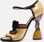 Prada Vintage Pre-owned Leather sandals Yellow Dames - Thumbnail 2