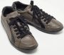 Prada Vintage Pre-owned Leather sneakers Beige Heren - Thumbnail 4