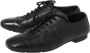 Prada Vintage Pre-owned Leather sneakers Black Dames - Thumbnail 3