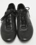 Prada Vintage Pre-owned Leather sneakers Black Dames - Thumbnail 3