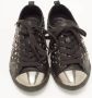 Prada Vintage Pre-owned Leather sneakers Black Dames - Thumbnail 3