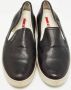 Prada Vintage Pre-owned Leather sneakers Black Dames - Thumbnail 3