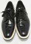 Prada Vintage Pre-owned Leather sneakers Black Dames - Thumbnail 3