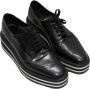 Prada Vintage Pre-owned Leather sneakers Black Dames - Thumbnail 2