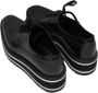 Prada Vintage Pre-owned Leather sneakers Black Dames - Thumbnail 3