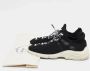 Prada Vintage Pre-owned Leather sneakers Black Dames - Thumbnail 9