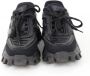 Prada Vintage Pre-owned Leather sneakers Black Dames - Thumbnail 2