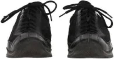 Prada Vintage Pre-owned Leather sneakers Black Dames