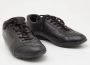 Prada Vintage Pre-owned Leather sneakers Black Heren - Thumbnail 4