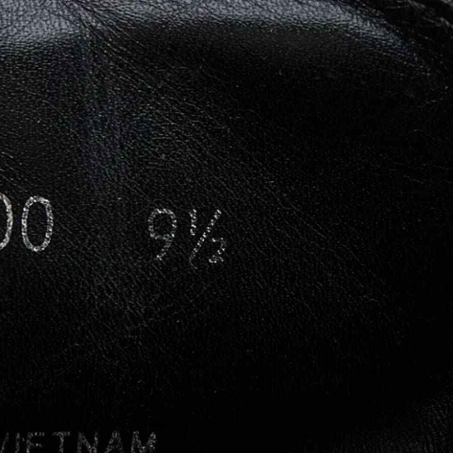 Prada Vintage Pre-owned Leather sneakers Black Heren