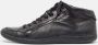 Prada Vintage Pre-owned Leather sneakers Black Heren - Thumbnail 2