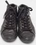 Prada Vintage Pre-owned Leather sneakers Black Heren - Thumbnail 3