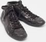 Prada Vintage Pre-owned Leather sneakers Black Heren - Thumbnail 4
