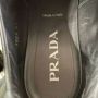 Prada Vintage Pre-owned Leather sneakers Black Heren - Thumbnail 7