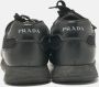 Prada Vintage Pre-owned Leather sneakers Black Heren - Thumbnail 4