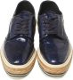 Prada Vintage Pre-owned Leather sneakers Blue Dames - Thumbnail 2