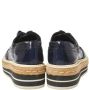 Prada Vintage Pre-owned Leather sneakers Blue Dames - Thumbnail 4